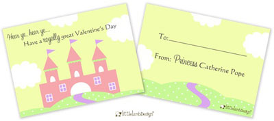 Little Lamb - Valentine's Day Exchange Cards (Princess)